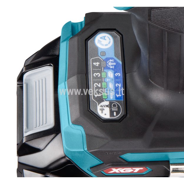 Makita TD001GZ XGT® 40Vmax akumuliatorinis smūginis suktuvas (Be akumuliatorių ir kroviklio) 4