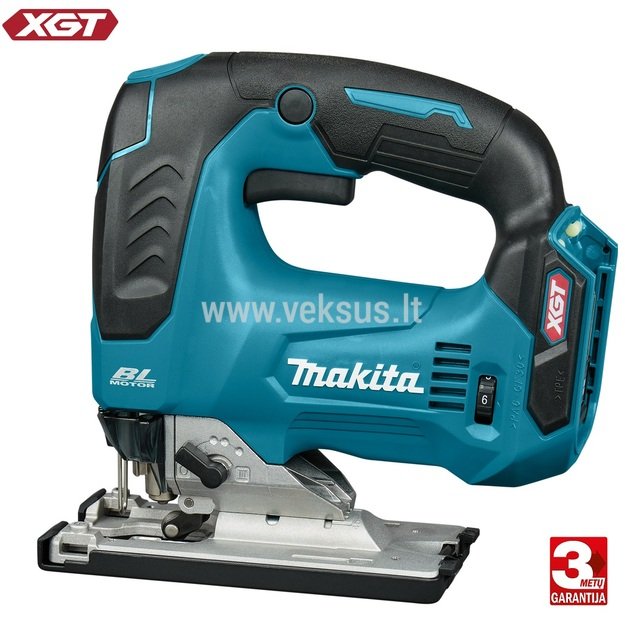 Makita JV002GZ XGT® 40Vmax Akumuliatorinis Siaurapjūklis (Be akumuliatorių ir kroviklio)