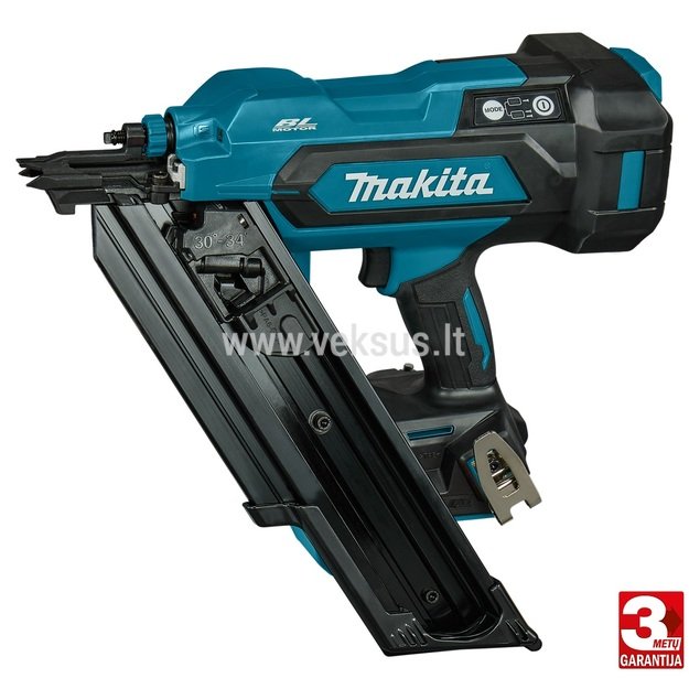 Makita DBN900ZK 18V LXT® akumuliatorinė viniakalė (18V LI-ION BE AKUMULIATORIŲ IR KROVIKLIO)