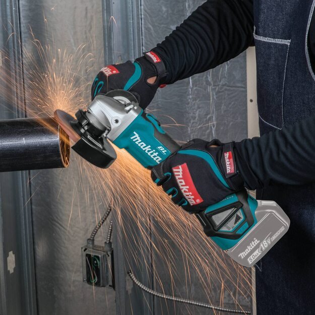 Makita DGA511Z Akumuliatorinis kampinis šlifuoklis (18V be akumuliatorių ir kroviklio)