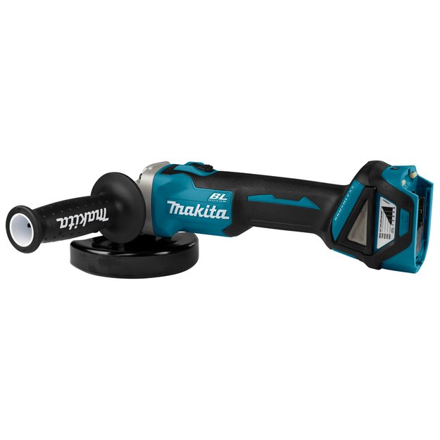 Makita DGA511Z Akumuliatorinis kampinis šlifuoklis (18V be akumuliatorių ir kroviklio)