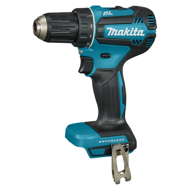 Makita DDF485ZJ bešepetėlinis akumuliatorinis suktuvas-gręžtuvas su makpac NR.2