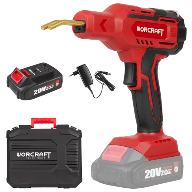 Worcraft Akumuliatorinis plastiko suvirinimo aparatas 20V LI-ION 1x2,0Ah