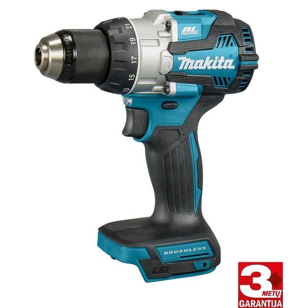 Makita DHP489Z Akumuliatorinis LXT ® smūginis gręžtuvas-suktuvas (Be akumuliatorių ir kroviklio)