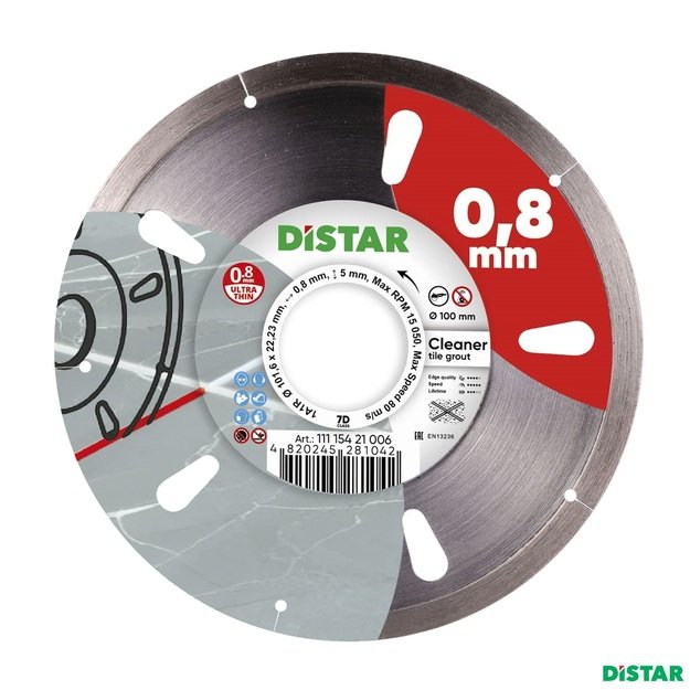 Distar Cleaner Plytelių tarpų pjovimo ir valymo diskas