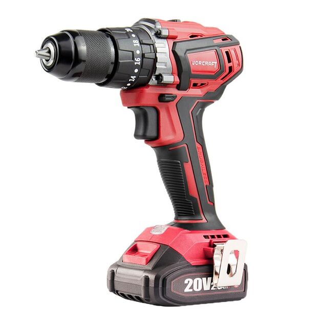 Worcraft Akumuliatorinio suktuvo-gręžtuvo ir smūginio suktuvo rinkinys 20V 2x4,0Ah 2