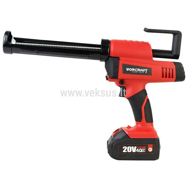 Worcraft Akumuliatorinis pistoletas hermetikams 20V 1x4.0Ah 1