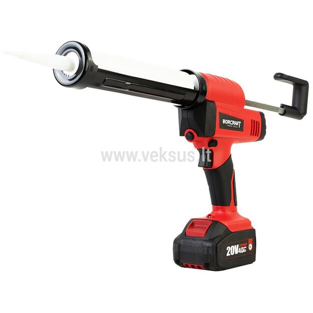 Worcraft Akumuliatorinis pistoletas hermetikams 20V 1x4.0Ah