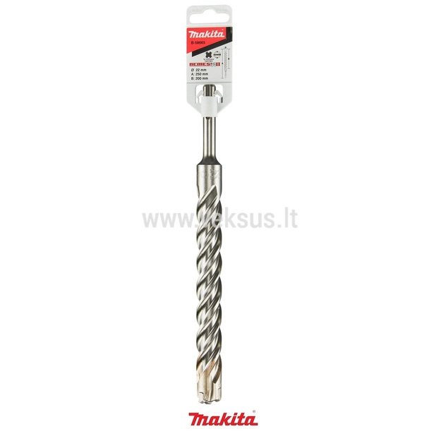 Makita SDS-PLUS Grąžtas 22x200/250mm NEMESIS 2 B-58665
