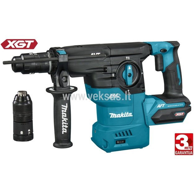 Makita HR009GZ01 XGT® 40Vmax Akumuliatorinis perforatorius (Be akumuliatorių ir kroviklio)