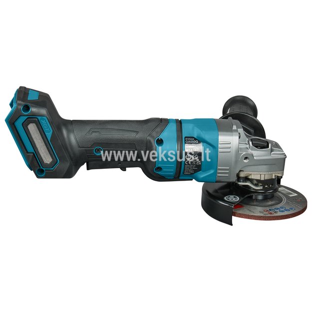 Makita GA050GZ XGT® 40Vmax Akumuliatorinis kampinis šlifuoklis (Be akumuliatorių ir kroviklio) 2