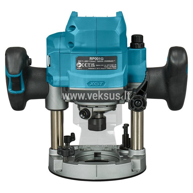 Makita RP001GZ02 XGT® 40Vmax Akumuliatorinis Frezeris (Be akumuliatorių ir kroviklio) 1
