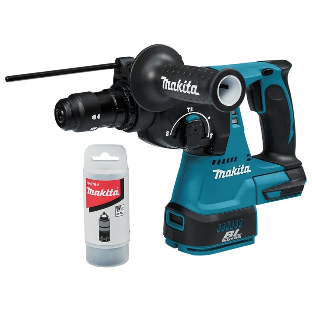 Makita DHR243Z Akumuliatorinis perforatorius (18V be akumuliatorių ir kroviklio)
