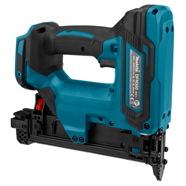 Akumuliatorinis smeigiakalis Makita DFN350Z (18V LI-ION BE AKUMULIATORIŲ IR KROVIKLIO) 1