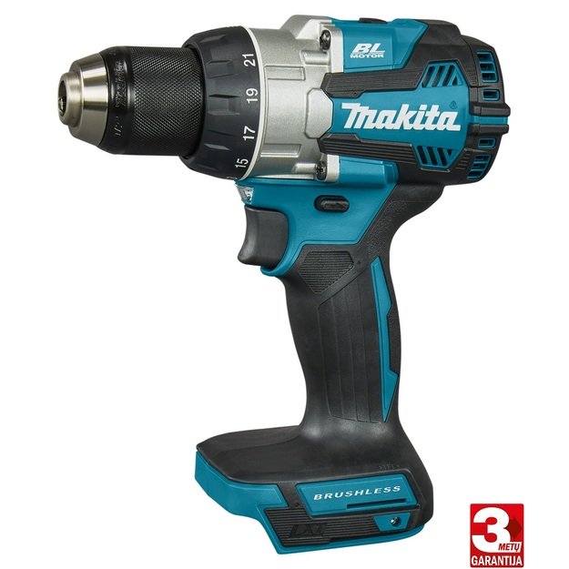 Makita DDF489Z bešepetėlinis akumuliatorinis suktuvas gręžtuvas (Be 18V akumuliatorių ir kroviklio)