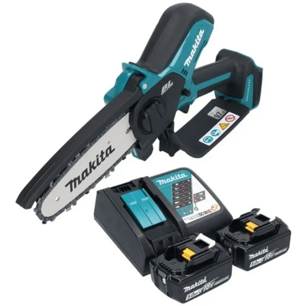 Makita DUC150RTE grandininis pjūklas su 18V 2x5,0Ah