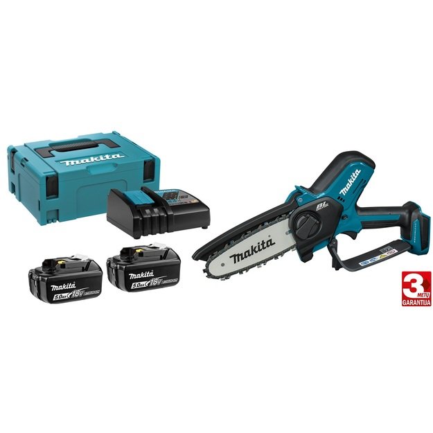 Makita DUC150RTJ grandininis pjūklas su 18V 2x5,0Ah