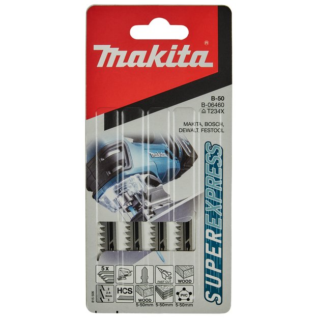 Makita SUPER EXPRESS Siaurapjūklio pjūkleliai B-50 (T234X) 75MM 5 Vnt. B-06460