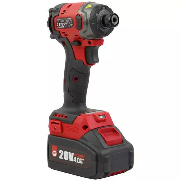 Worcraft akumuliatorinis smūginis suktuvas 20V LI-ION 2x4,0Ah