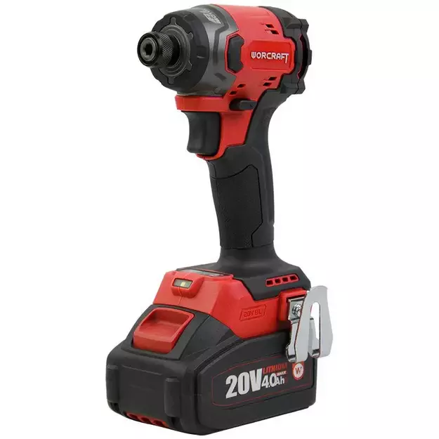 Worcraft akumuliatorinis smūginis suktuvas 20V LI-ION 2x4,0Ah