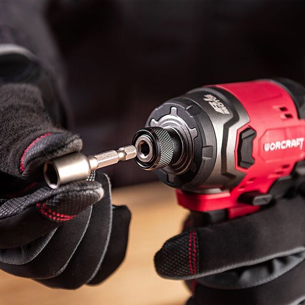 Worcraft akumuliatorinis smūginis suktuvas 20V LI-ION 2x4,0Ah