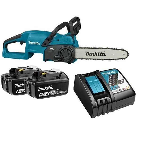 Makita DUC307RTE akumuliatorinis grandininis pjūklas su 18V 2x5,0Ah