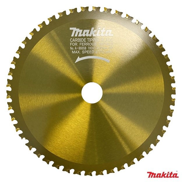 Makita A-86658 T.C.T. pjūklas metalui SPECIALIZED 160X1.6X20mm 0° T46