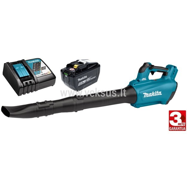 Makita DUB184Z+BL18120 akumuliatorinis putiklis su 18V 1x12,0Ah