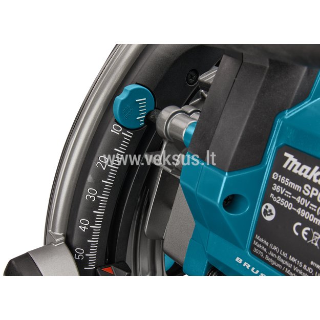Makita SP001GZ03 XGT® 40Vmax Akumuliatorinis diskinis pjūklas (Be akumuliatorių ir kroviklio) 4