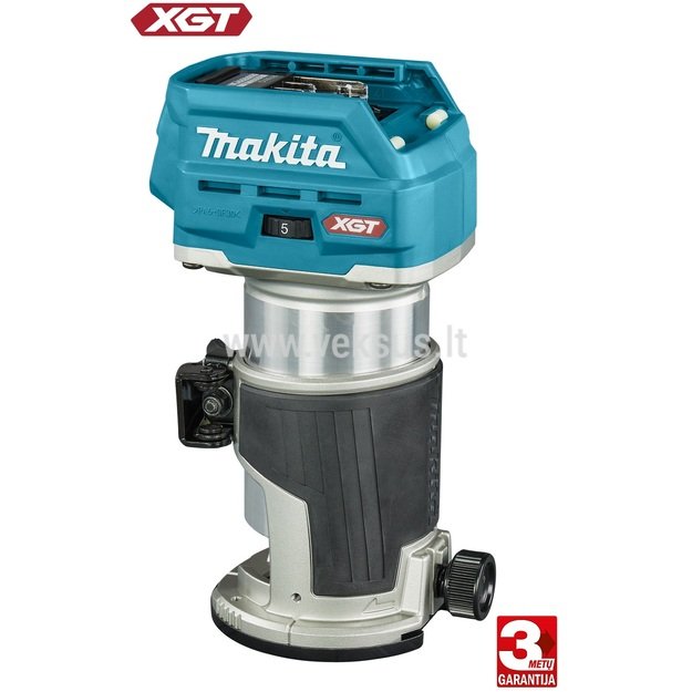 Makita RT001GZ04 XGT® 40Vmax Akumuliatorinis frezeris (Be akumuliatorių ir kroviklio)