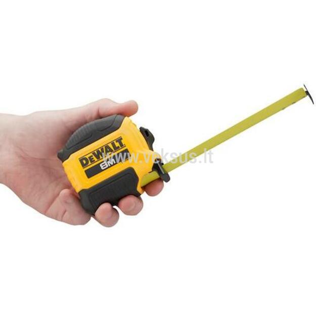 DeWALT COMPACT matavimo ruletė 8 m 28 mm 1
