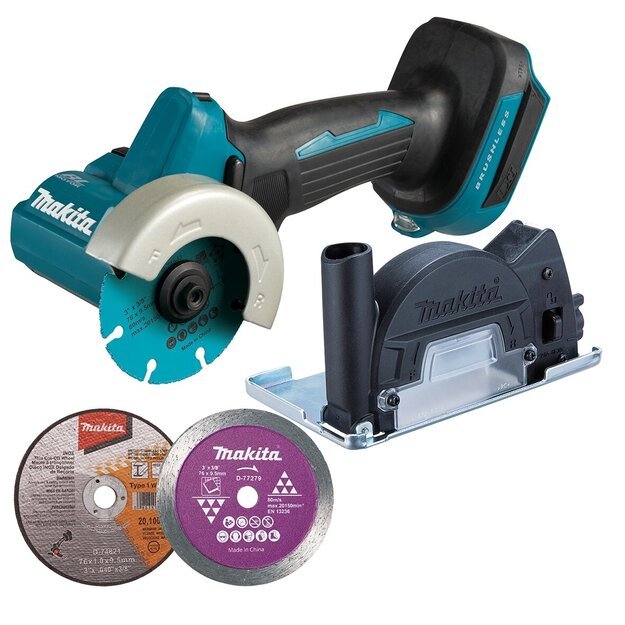 Makita DMC300Z Akumuliatorinis diskinis pjaustytuvas (18V be akumuliatorių ir kroviklio)