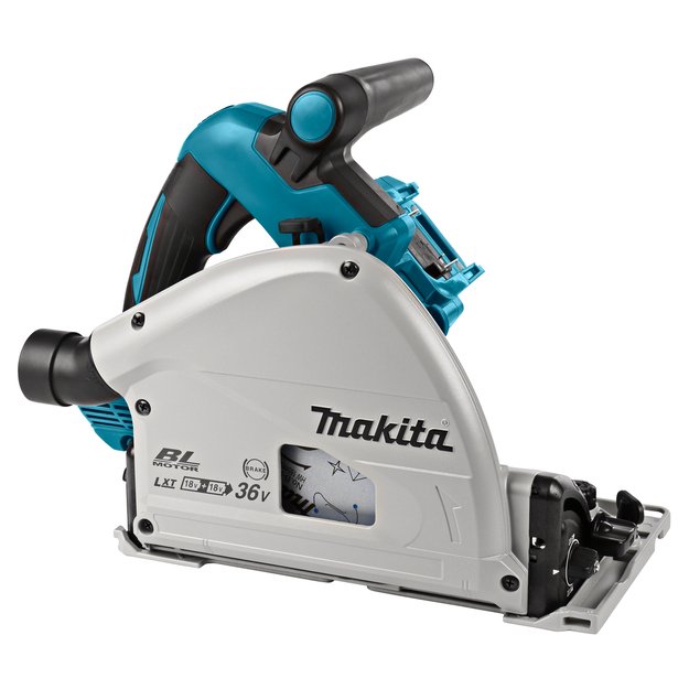 Makita DSP600ZJ Akumuliatorinis diskinis pjūklas (2x18V Li-ion Be akumuliatorių ir kroviklio)