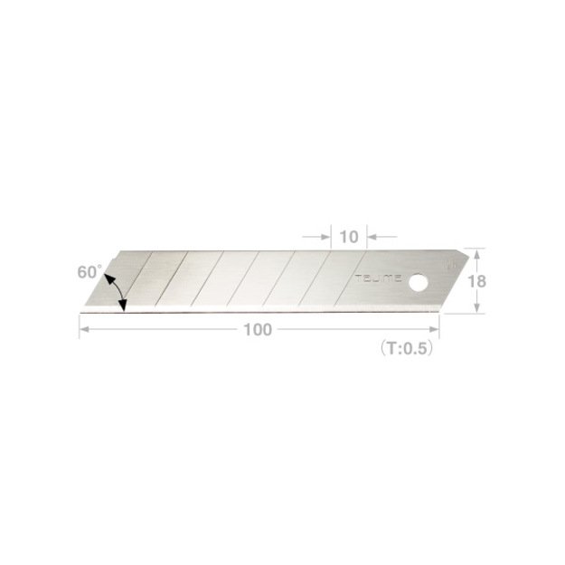 TAJIMA Endura LCB-50 laužomos geležtės 18mm