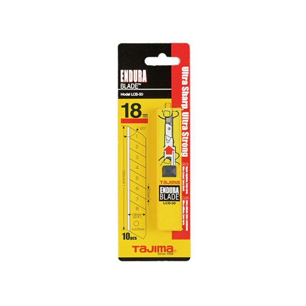 TAJIMA Endura LCB-50 laužomos geležtės 18mm
