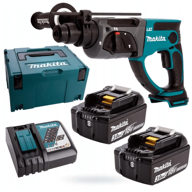 Makita DHR202RFJ Akumuliatorinis perforatorius su x2 18V 3,0Ah 