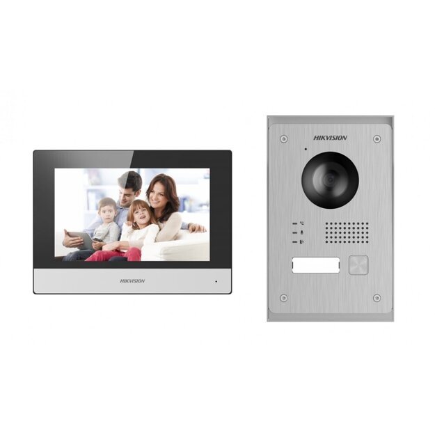 Hikvision telefonspynės 2 laidų komplektas DS-KIS703-P